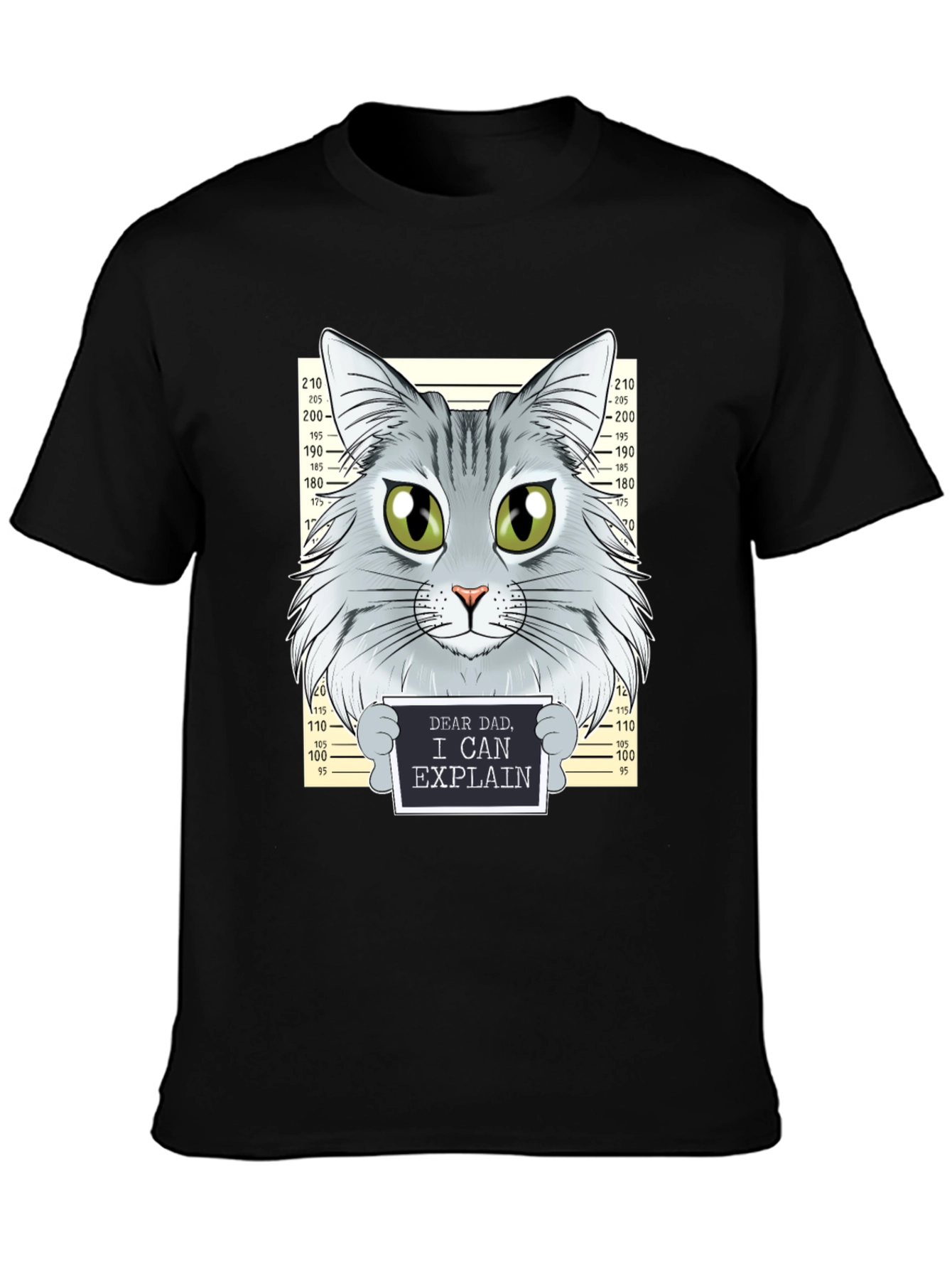Dear Dad Funny Cat T-Shirt