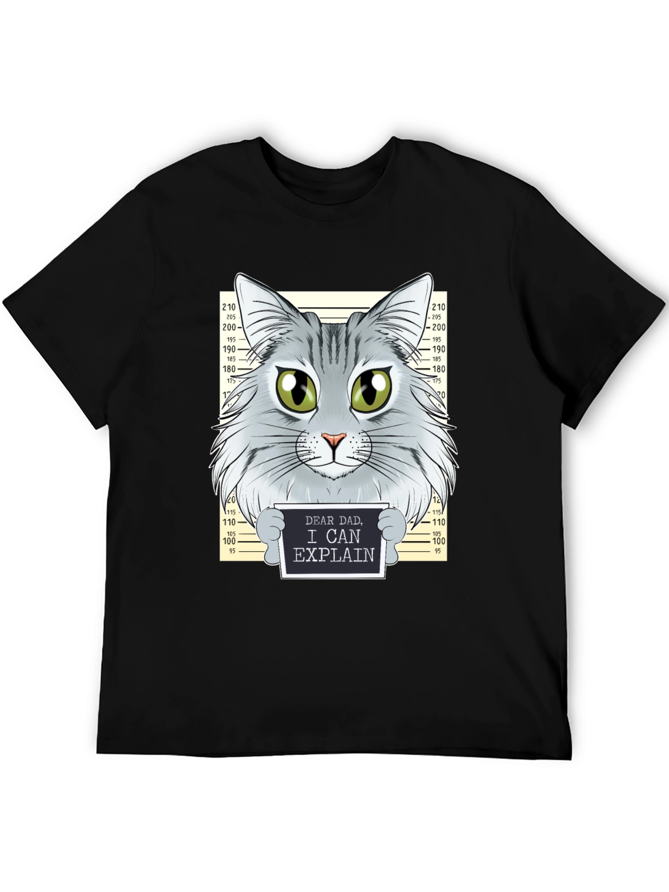 Dear Dad Funny Cat T-Shirt