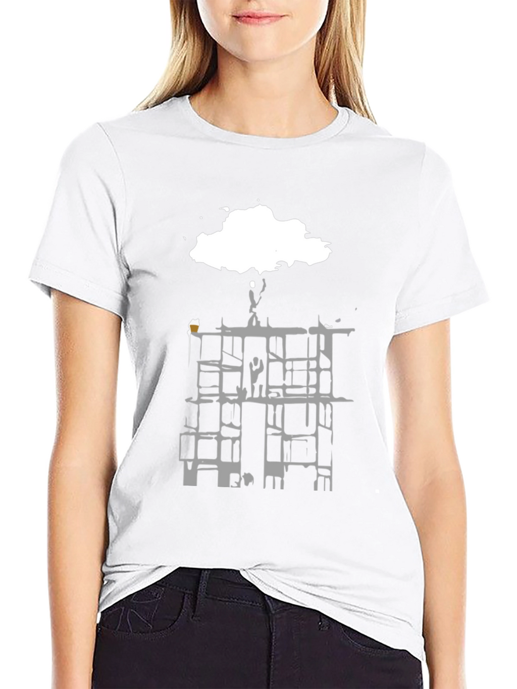 Abstract Cityscape T-Shirt