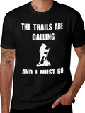 Trails Are Calling T-Shirt Hiking Outdoors Adventure