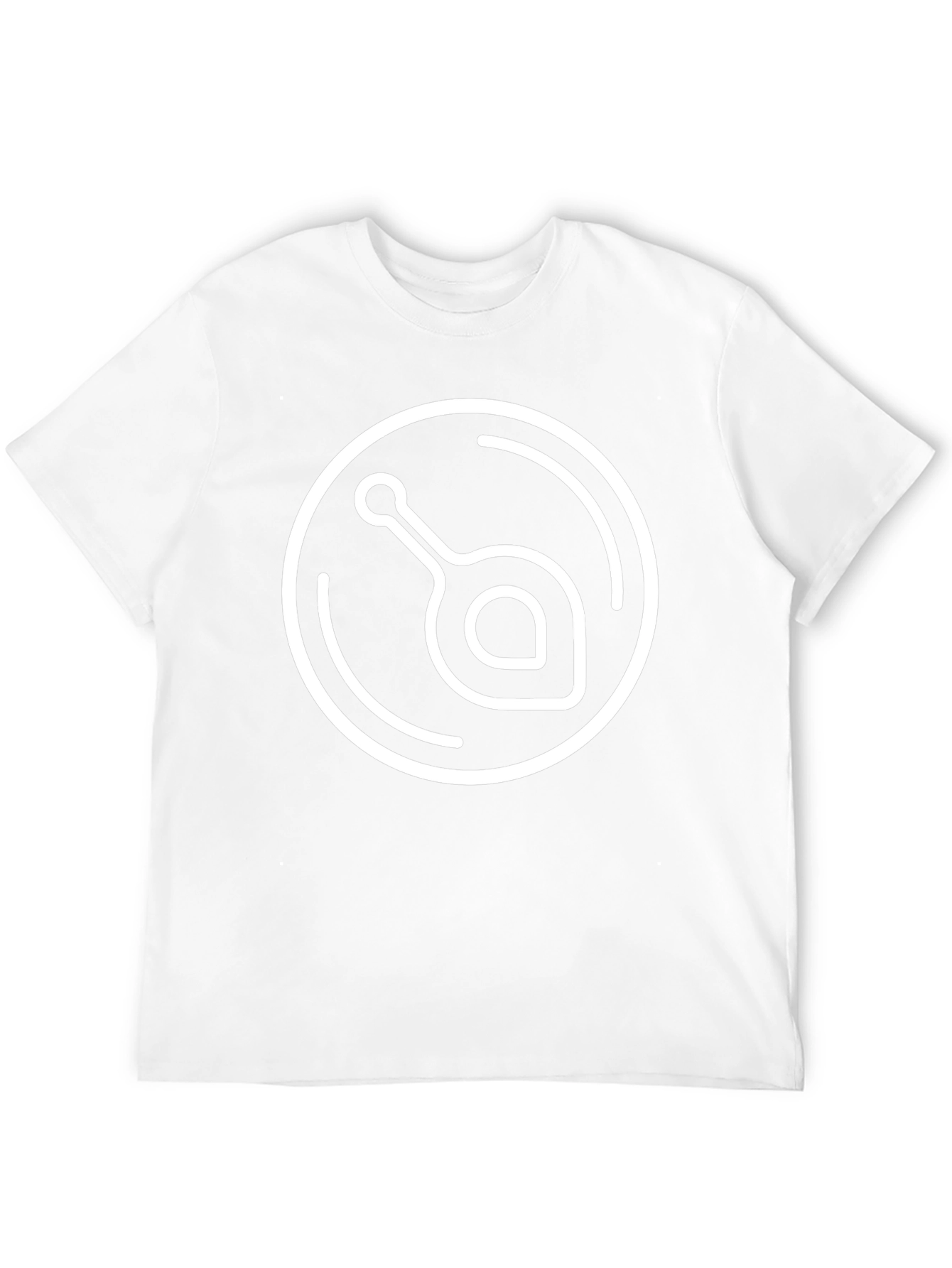 Stylish Black T-Shirt with Unique Graphic Design