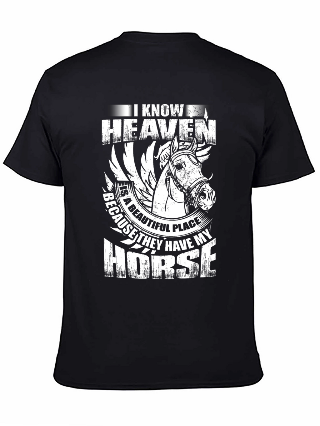 Horse Heaven T-Shirt - Beautiful Place Design