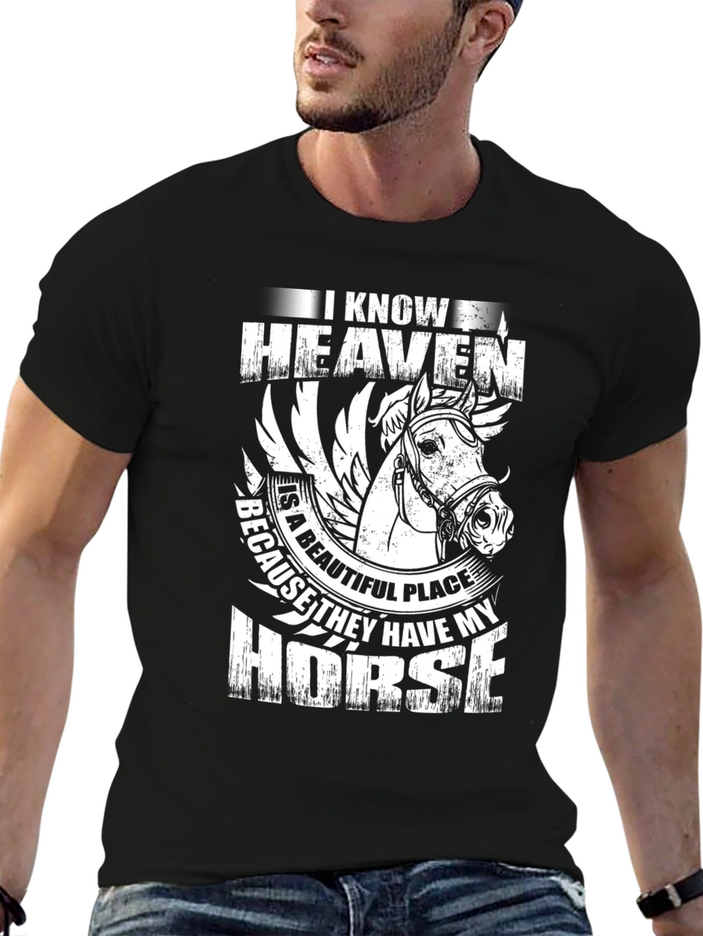 Horse Heaven T-Shirt - Beautiful Place Design