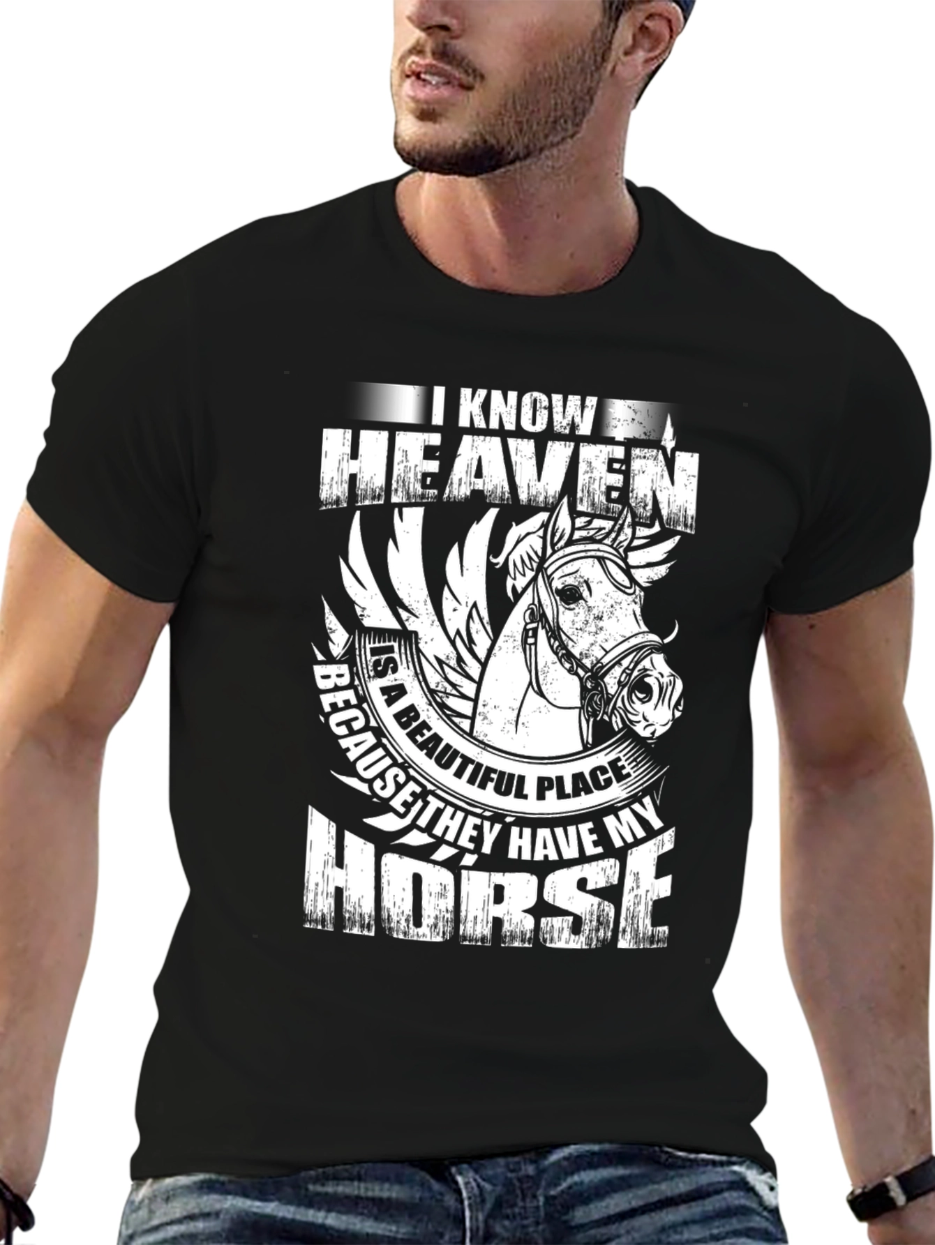 Horse Heaven T-Shirt - Beautiful Place Design