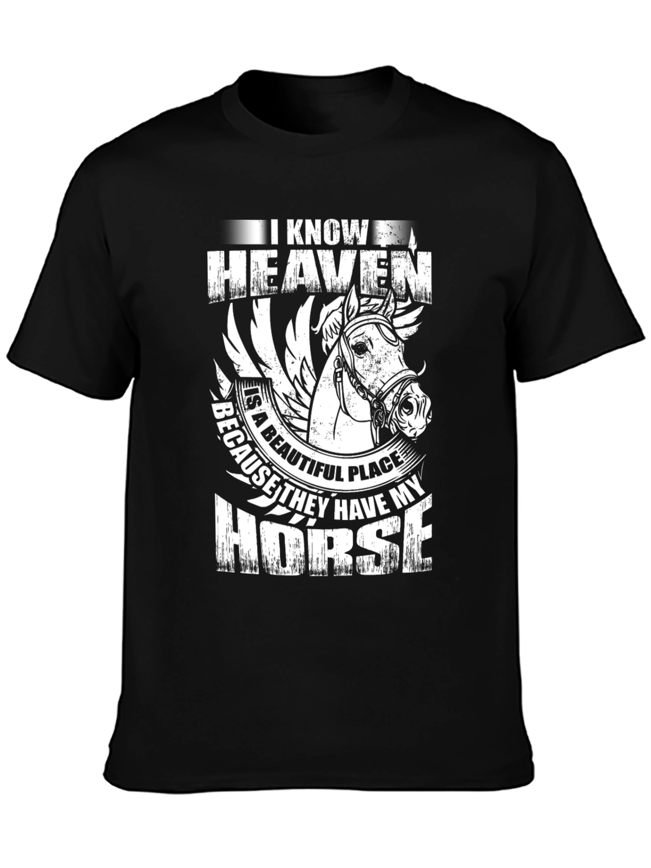 Horse Heaven T-Shirt - Beautiful Place Design