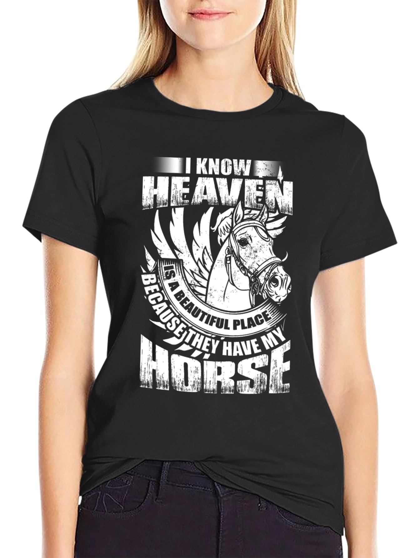 Horse Heaven T-Shirt - Beautiful Place Design