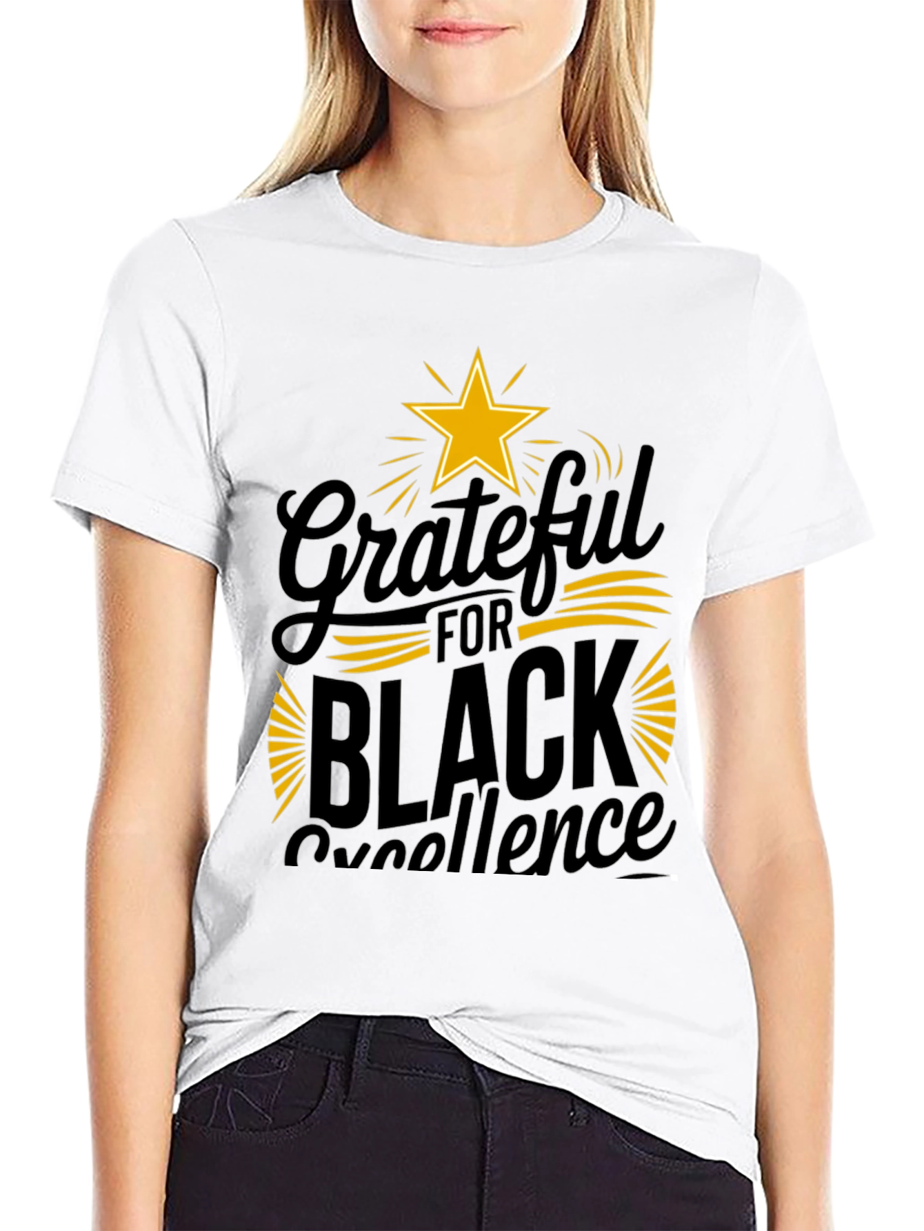 Grateful for Black Excellence Graphic Tee