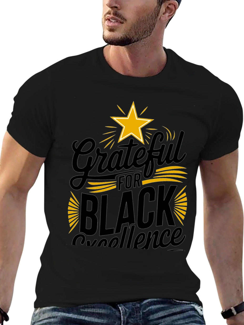 Grateful for Black Excellence Graphic Tee