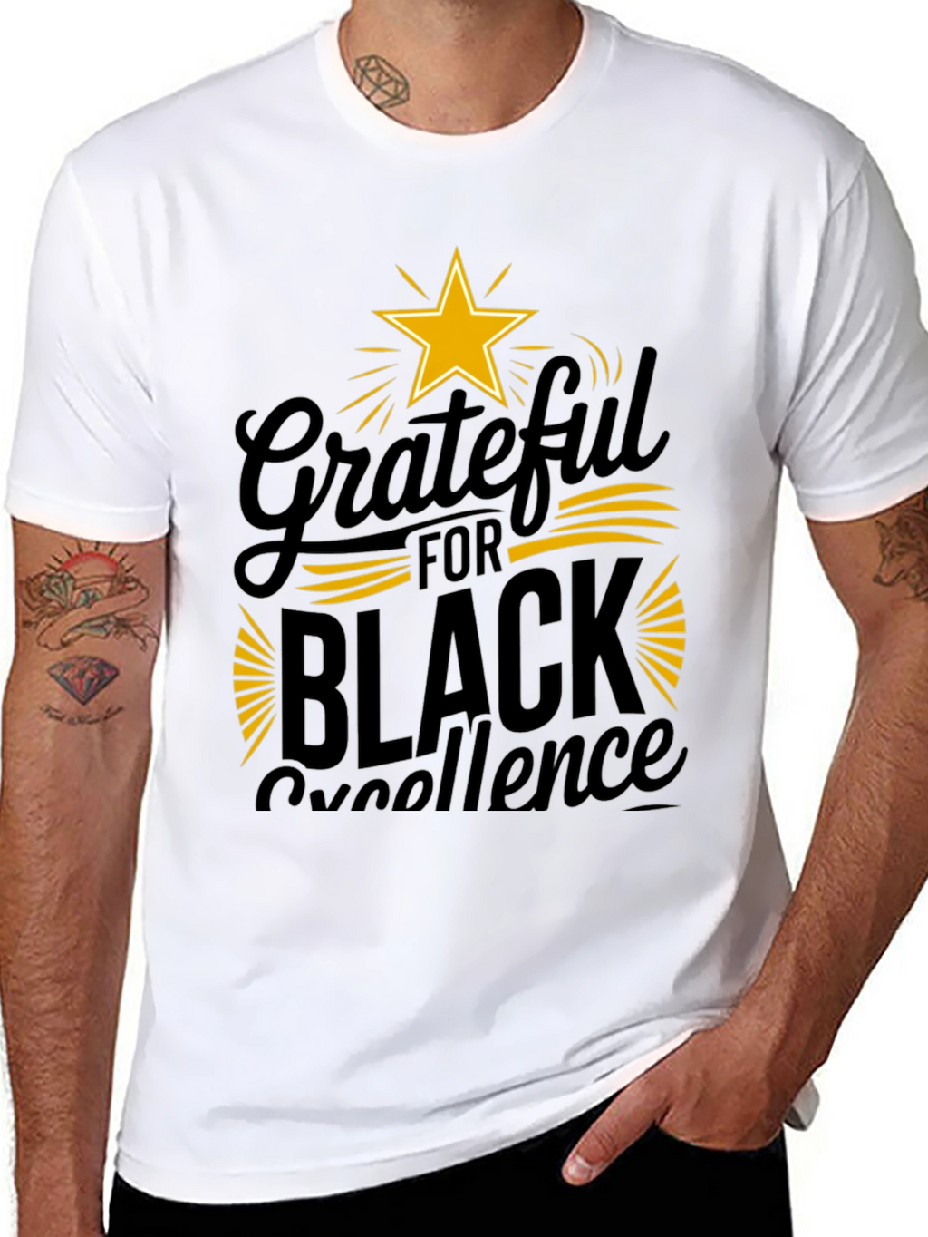 Grateful for Black Excellence Graphic Tee