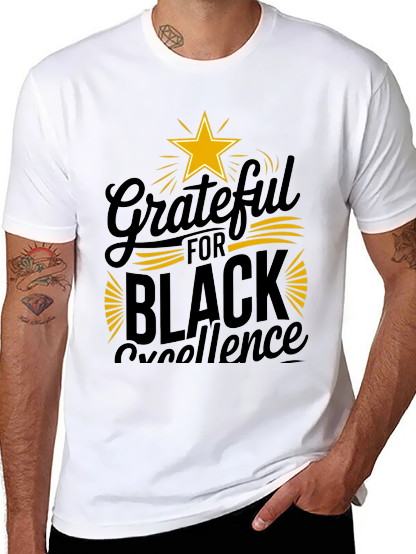 Grateful for Black Excellence Graphic Tee