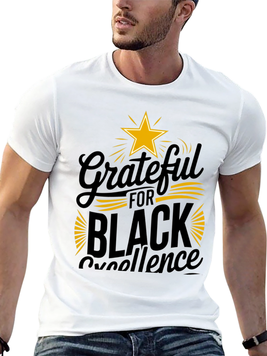 Grateful for Black Excellence Graphic Tee