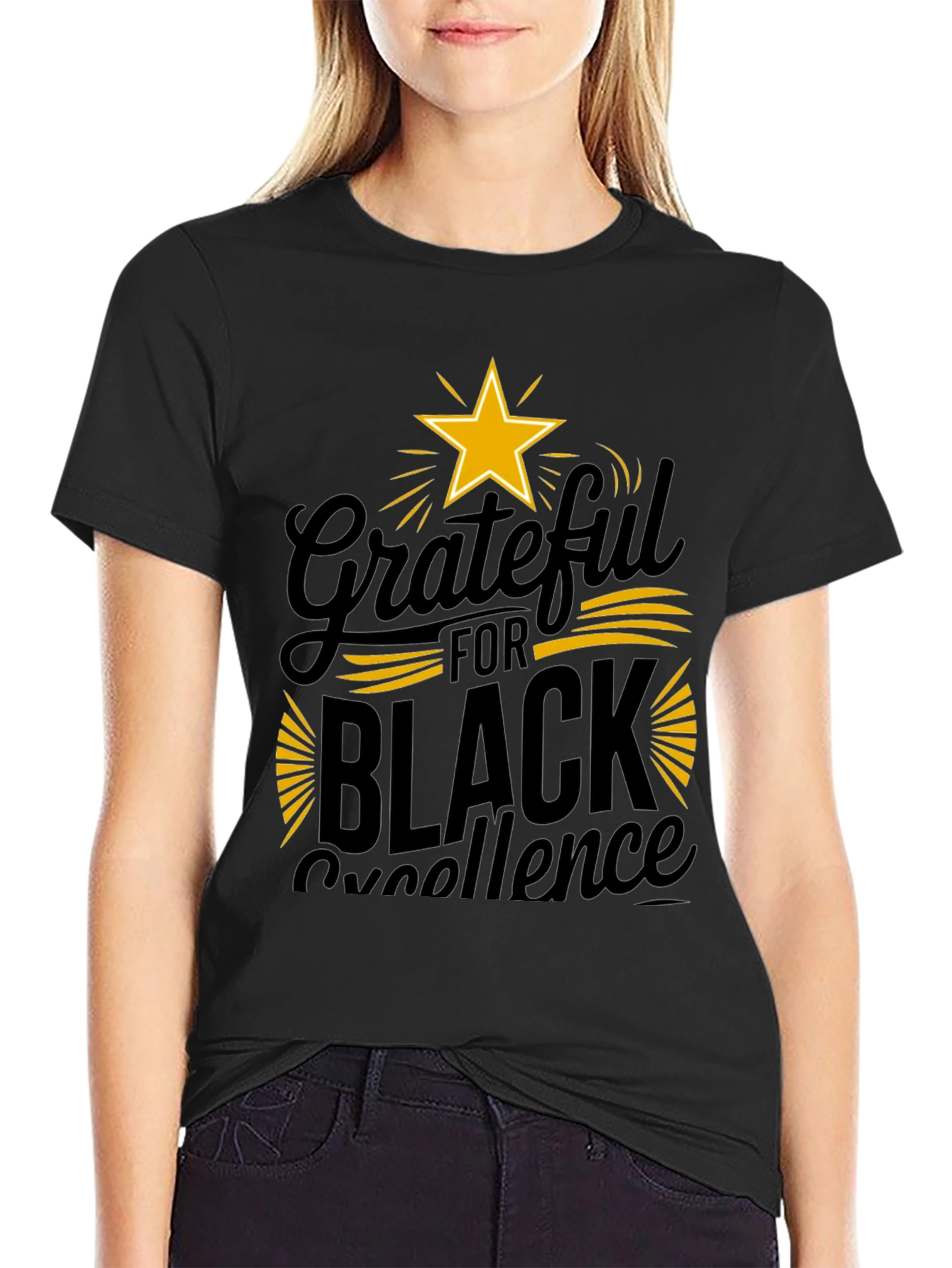 Grateful for Black Excellence Graphic Tee