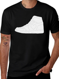 Heart Sneaker Graphic Tee - Black