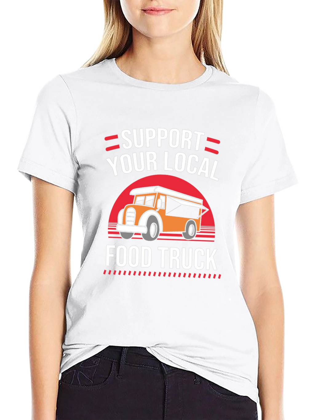 Support Your Local Food Truck Graphic Tee