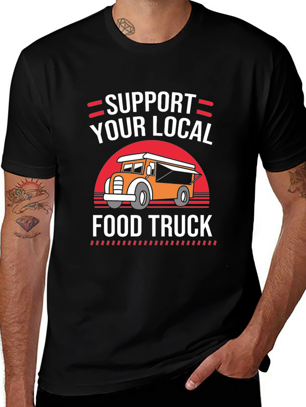 Support Your Local Food Truck Graphic Tee