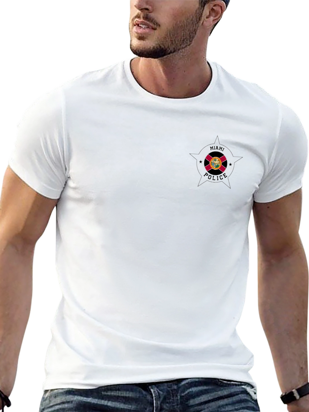 Miami Police T-Shirt - Black