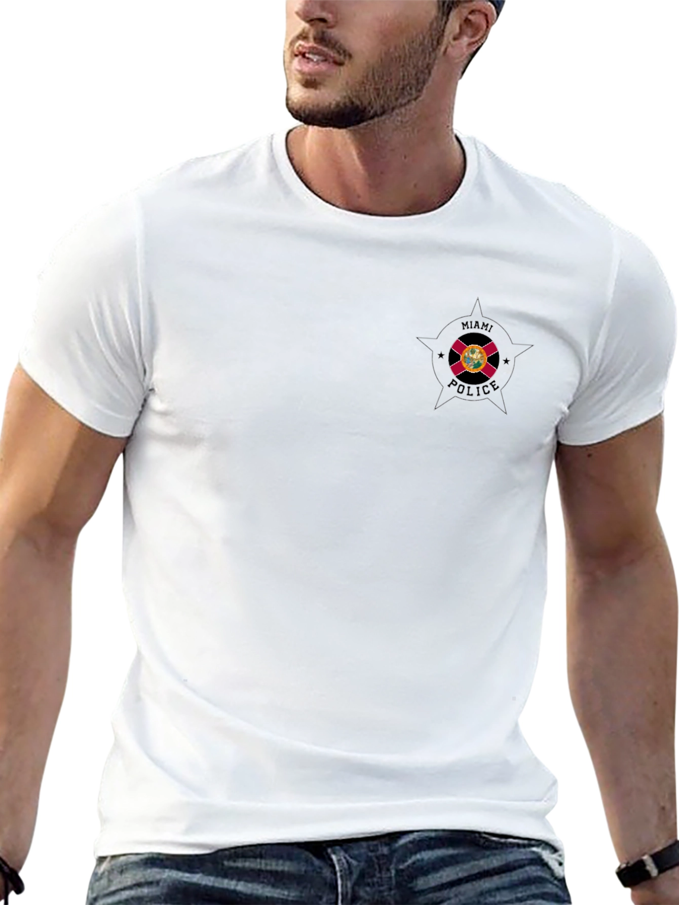 Miami Police T-Shirt - Black