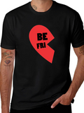 Best Friends Half Heart Graphic Tee
