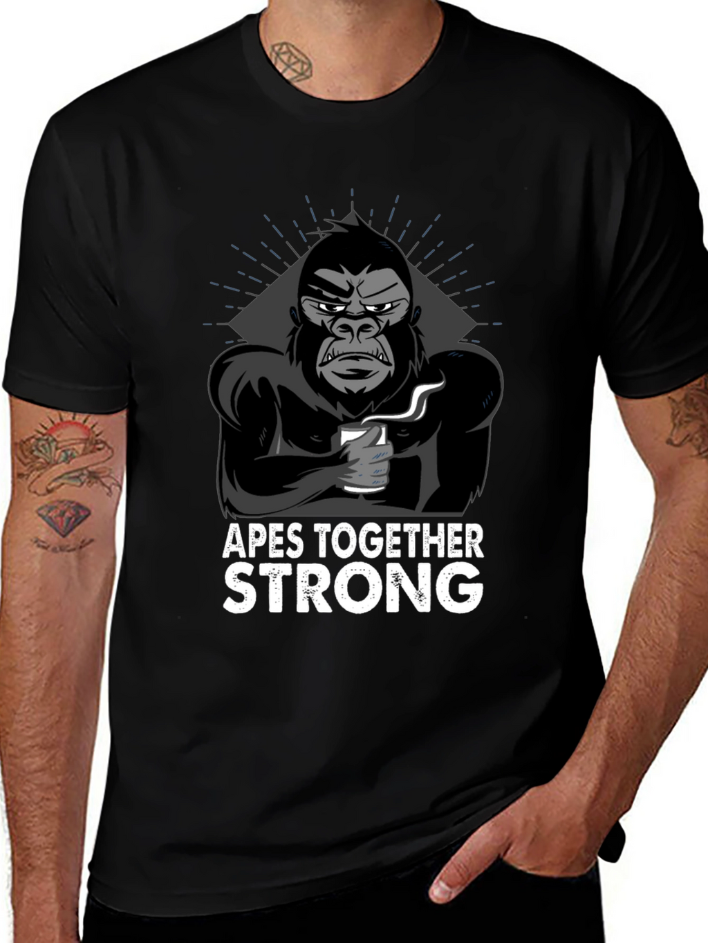Apes Together Strong Graphic T-Shirt