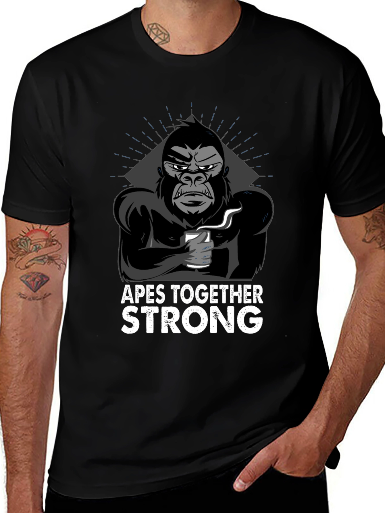 Apes Together Strong Graphic T-Shirt