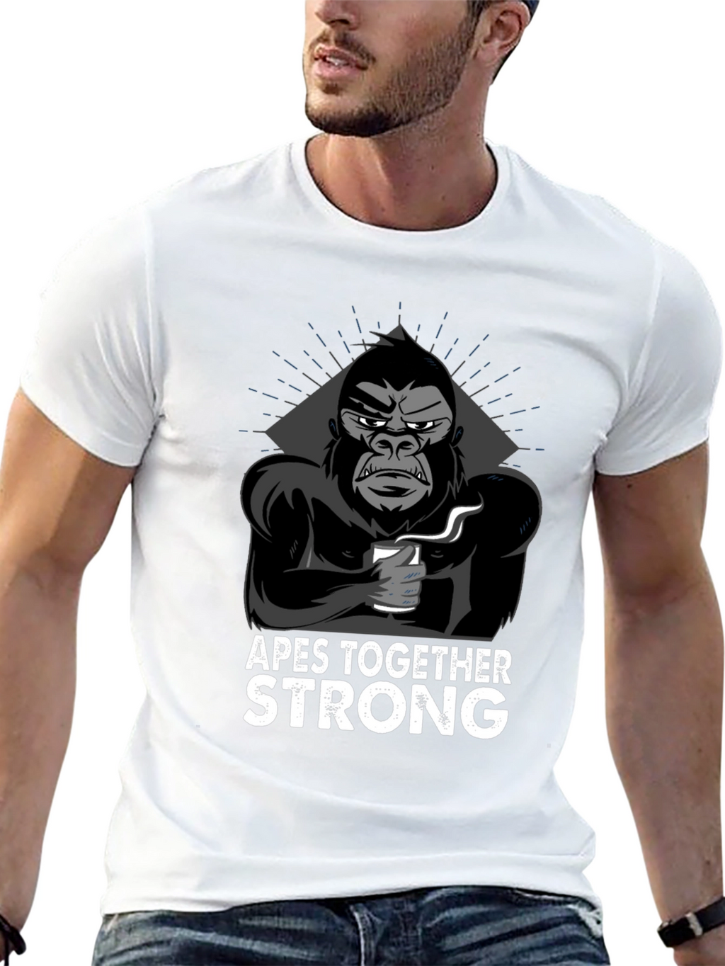 Apes Together Strong Graphic T-Shirt