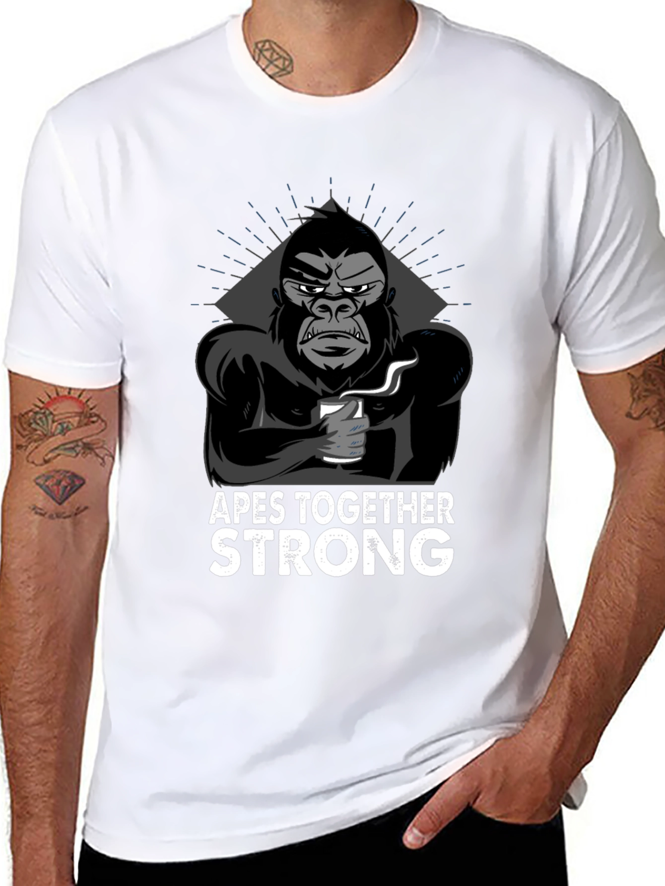Apes Together Strong Graphic T-Shirt