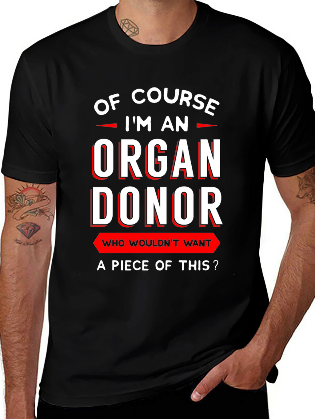 Organ Donor T-Shirt: Funny Graphic Tee