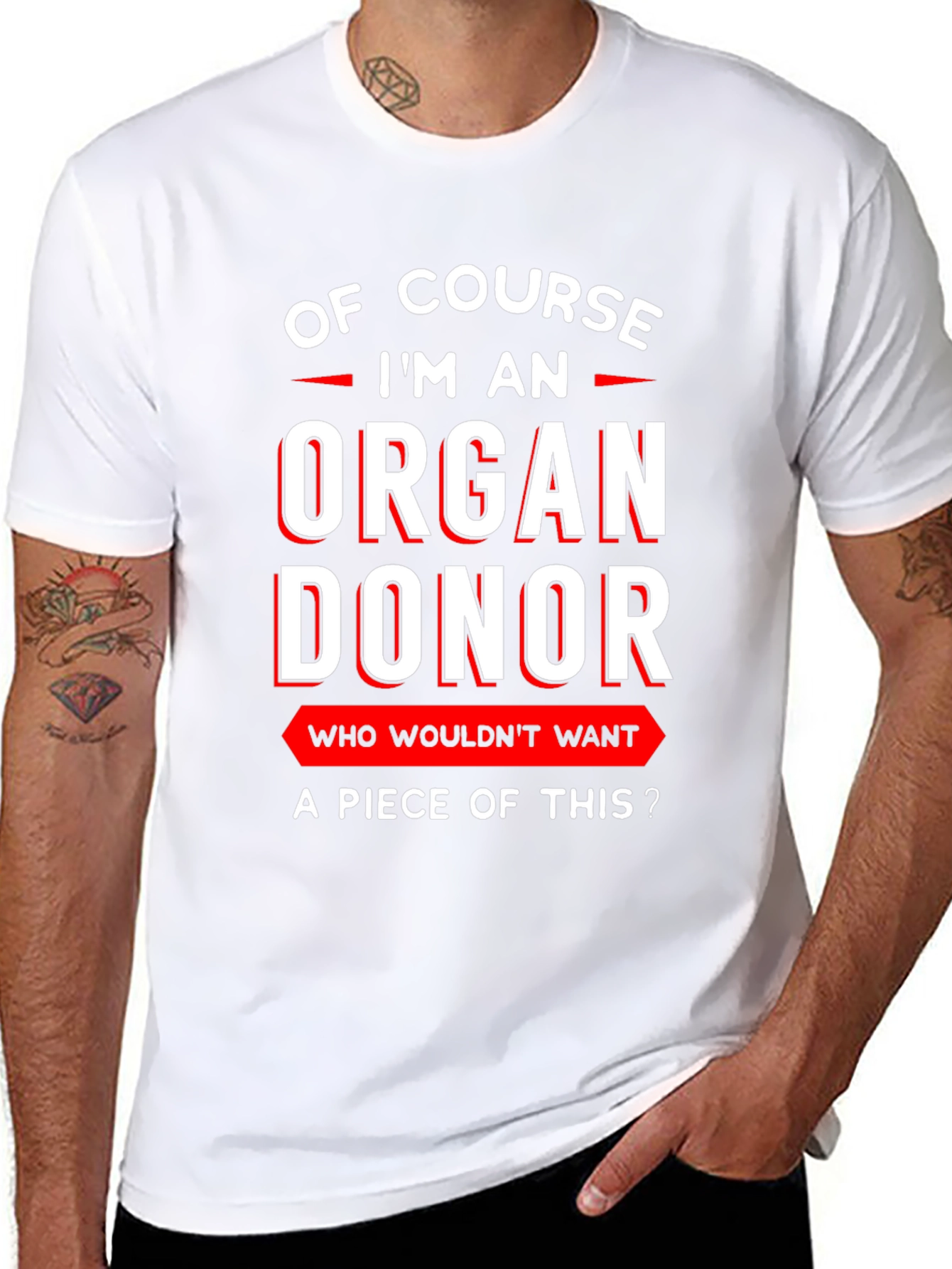 Organ Donor T-Shirt: Funny Graphic Tee