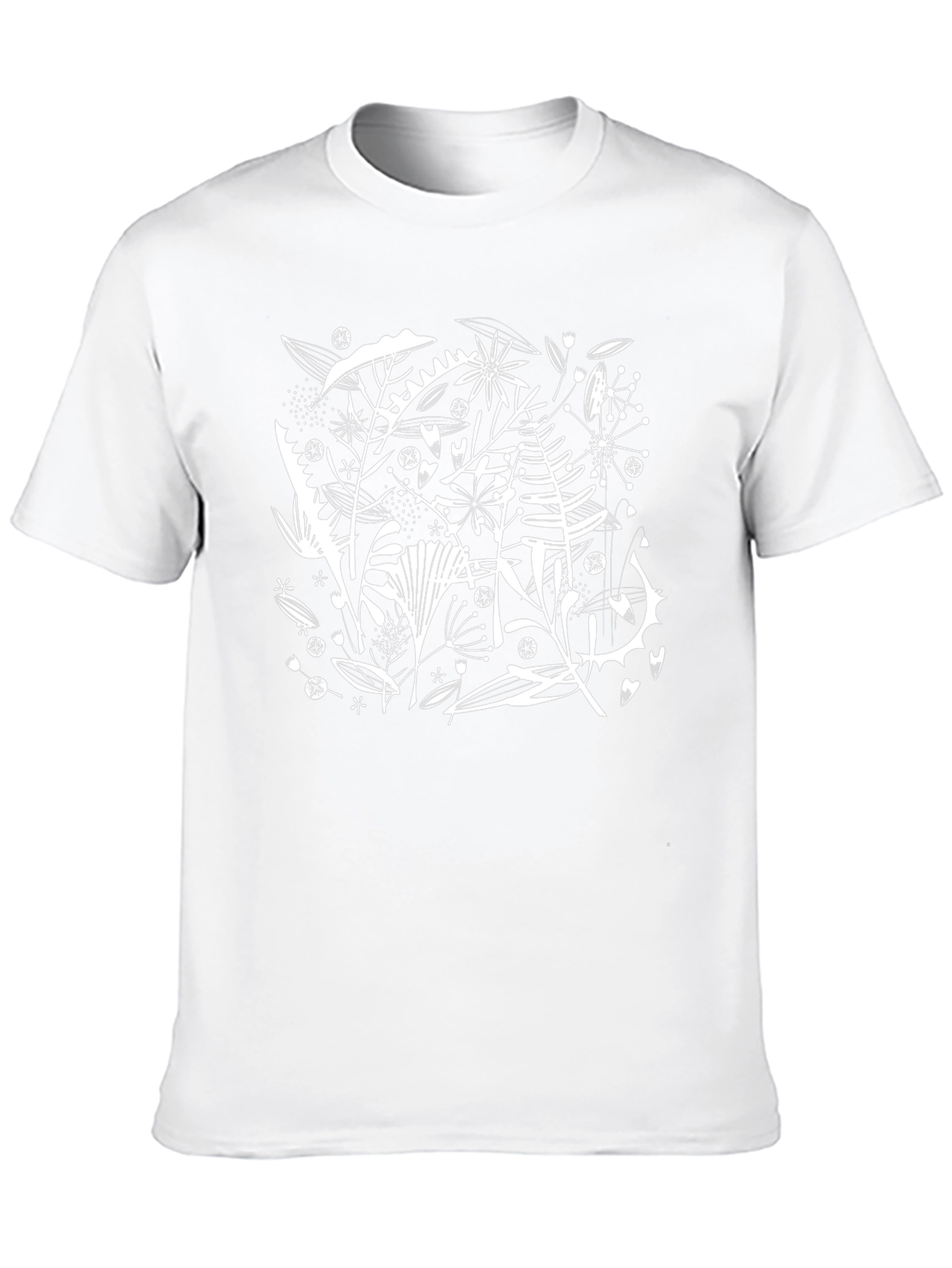 Floral Black T-Shirt