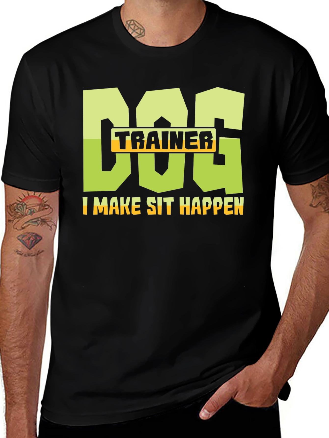 Dog Trainer T-Shirt - I Make Sit Happen