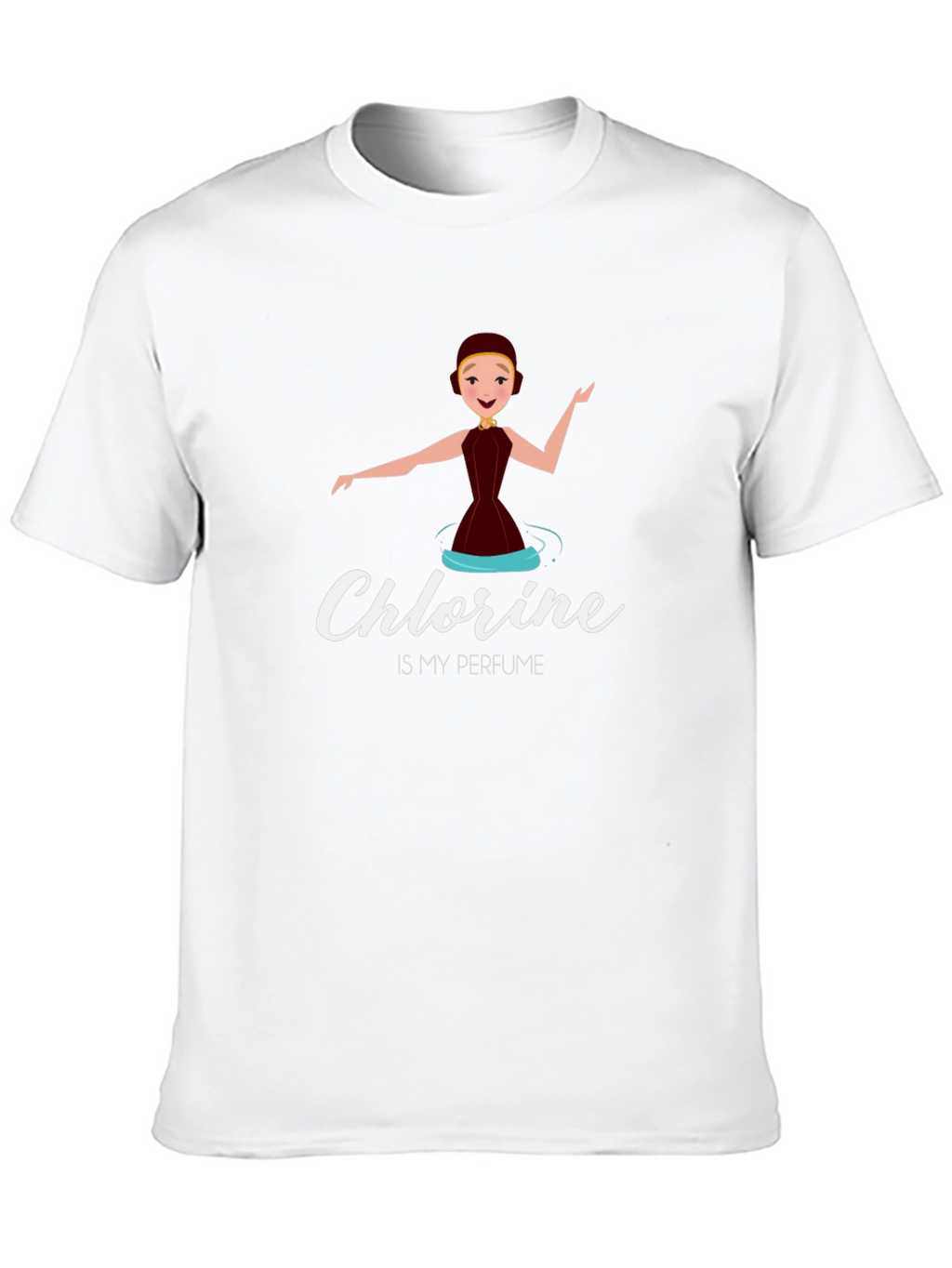 Chlorine is my Perfume T-Shirt - Synchronized Swimming