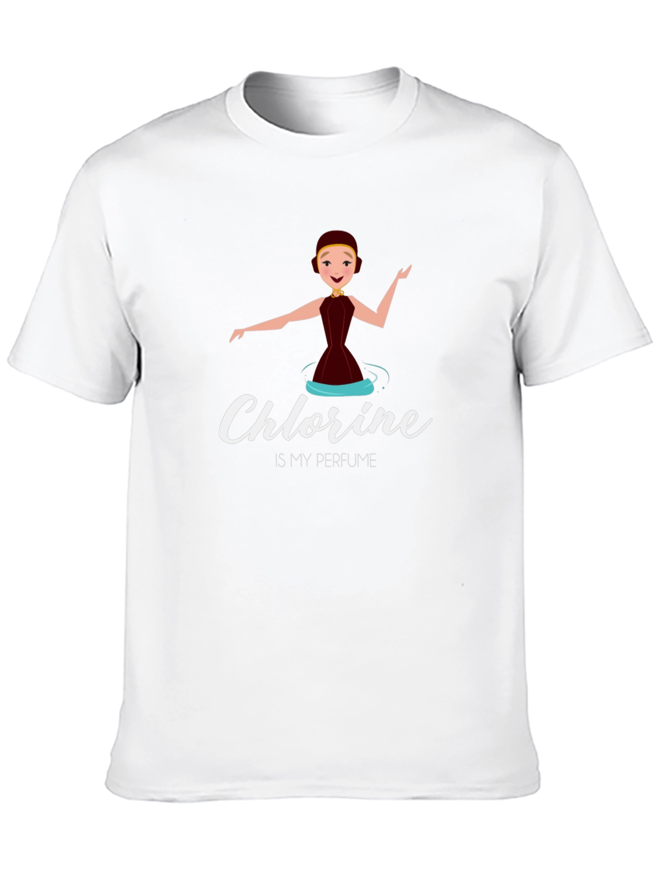 Chlorine is my Perfume T-Shirt - Synchronized Swimming