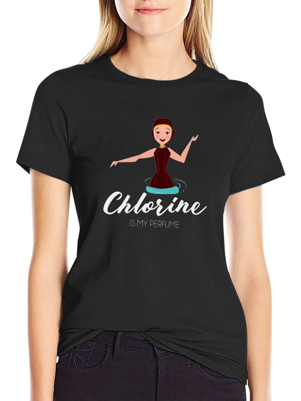 Chlorine is my Perfume T-Shirt - Synchronized Swimming