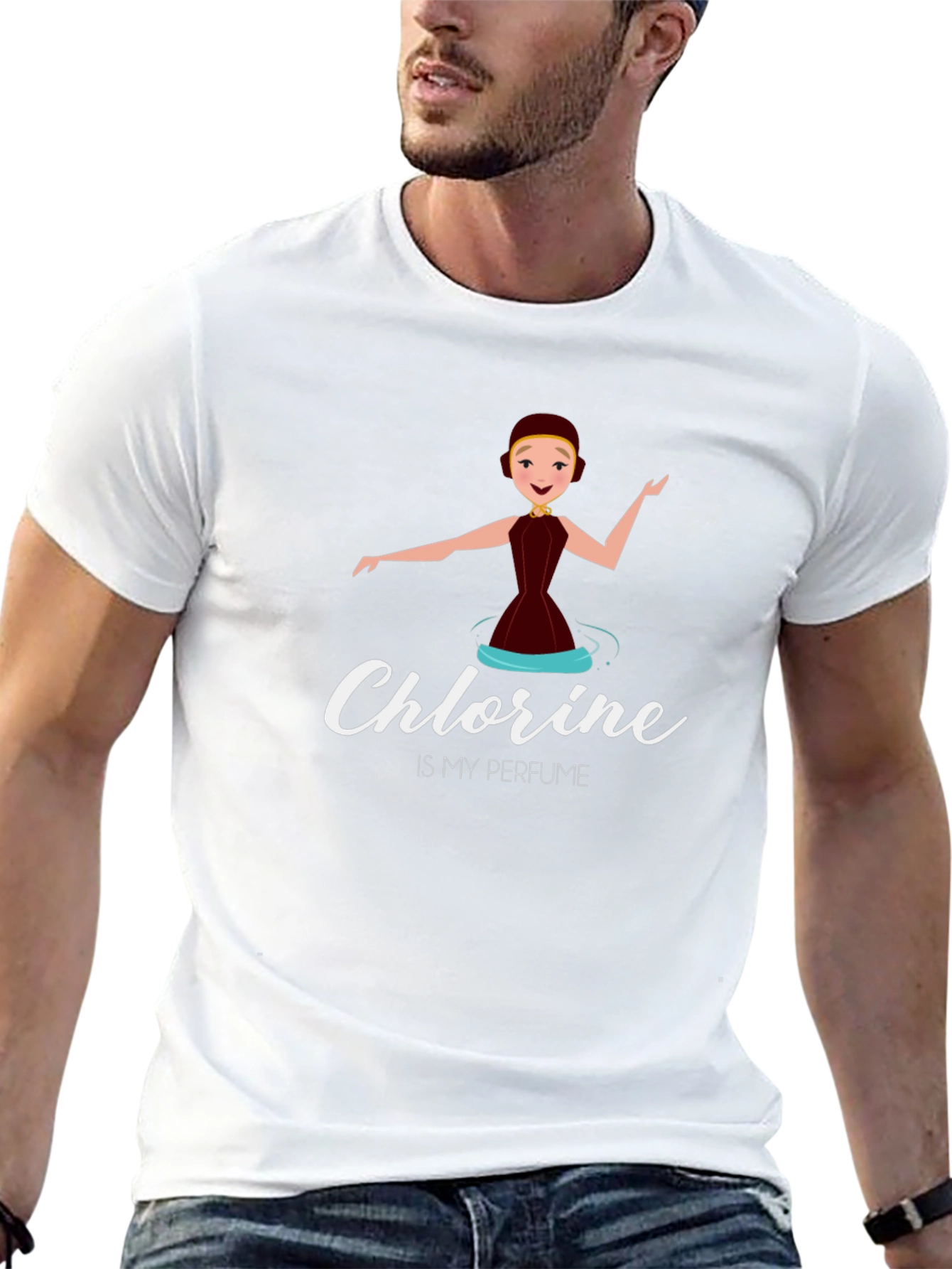 Chlorine is my Perfume T-Shirt - Synchronized Swimming