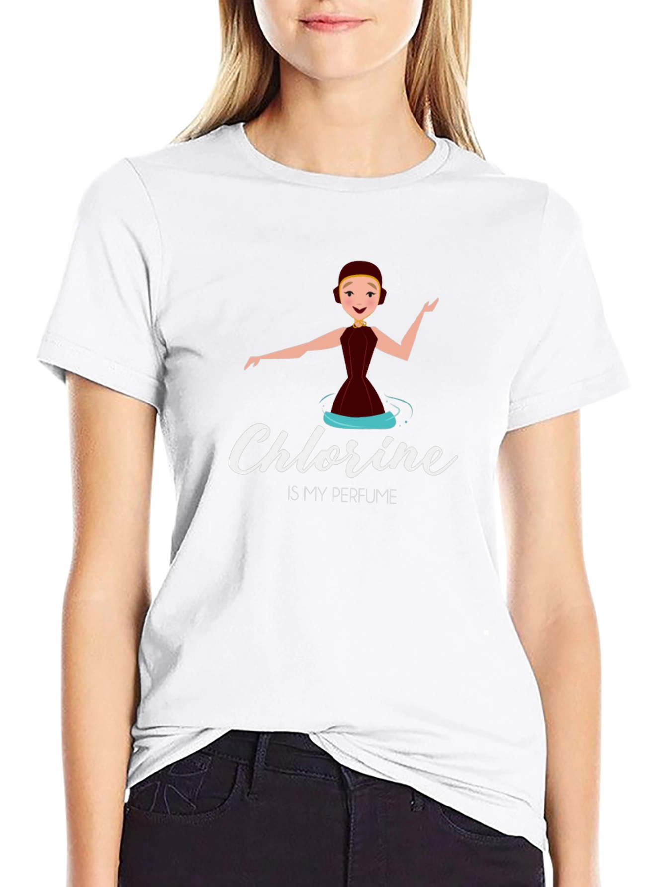 Chlorine is my Perfume T-Shirt - Synchronized Swimming