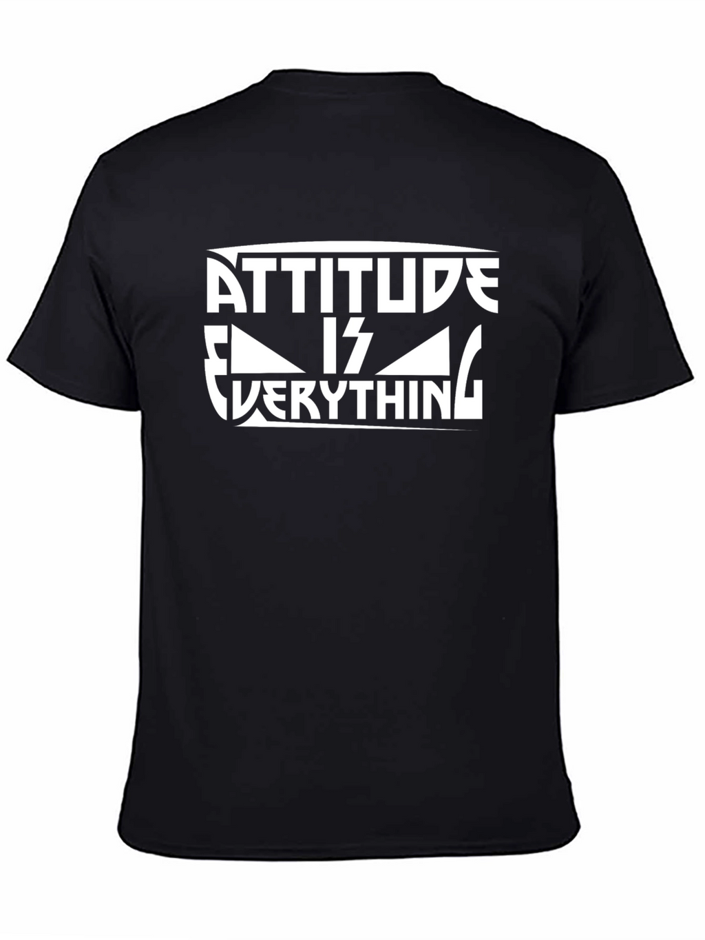 Attitude is Everything Black Graphic Tee