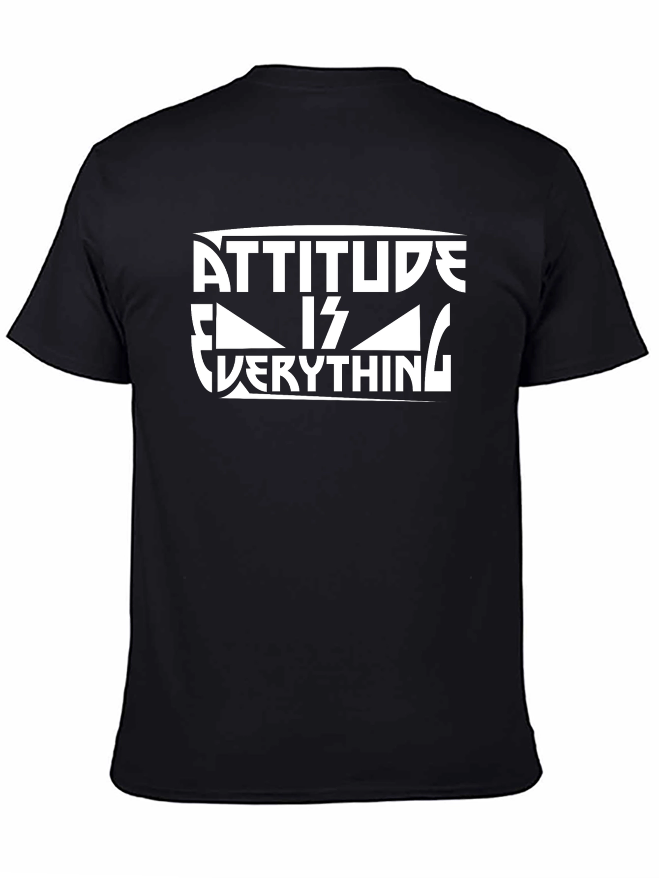 Attitude is Everything Black Graphic Tee