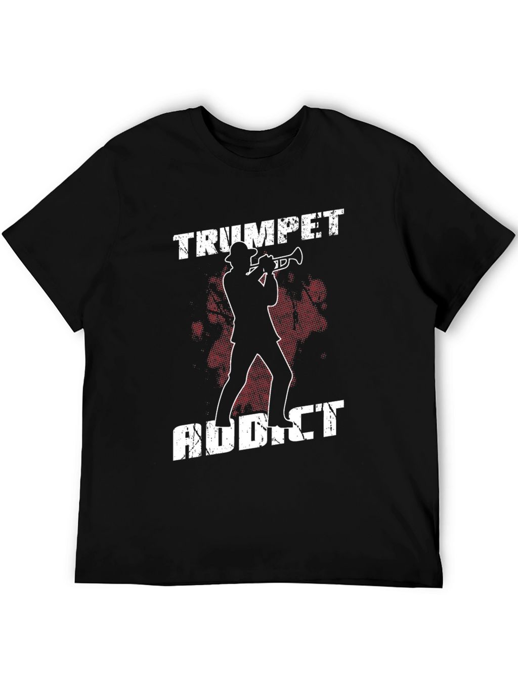 Trumpet Addict Graphic T-Shirt Musician Tee