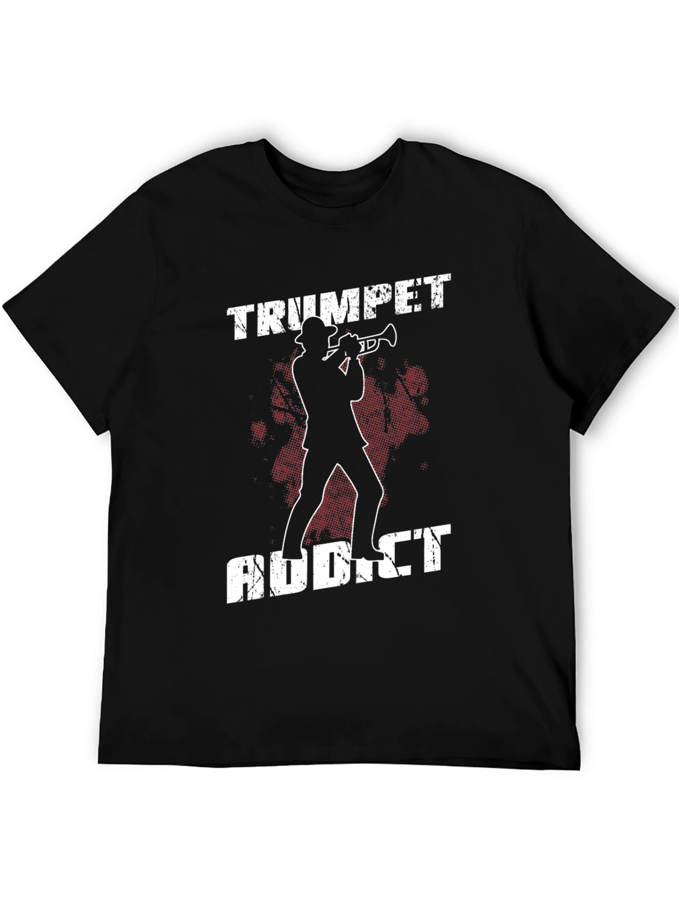 Trumpet Addict Graphic T-Shirt Musician Tee