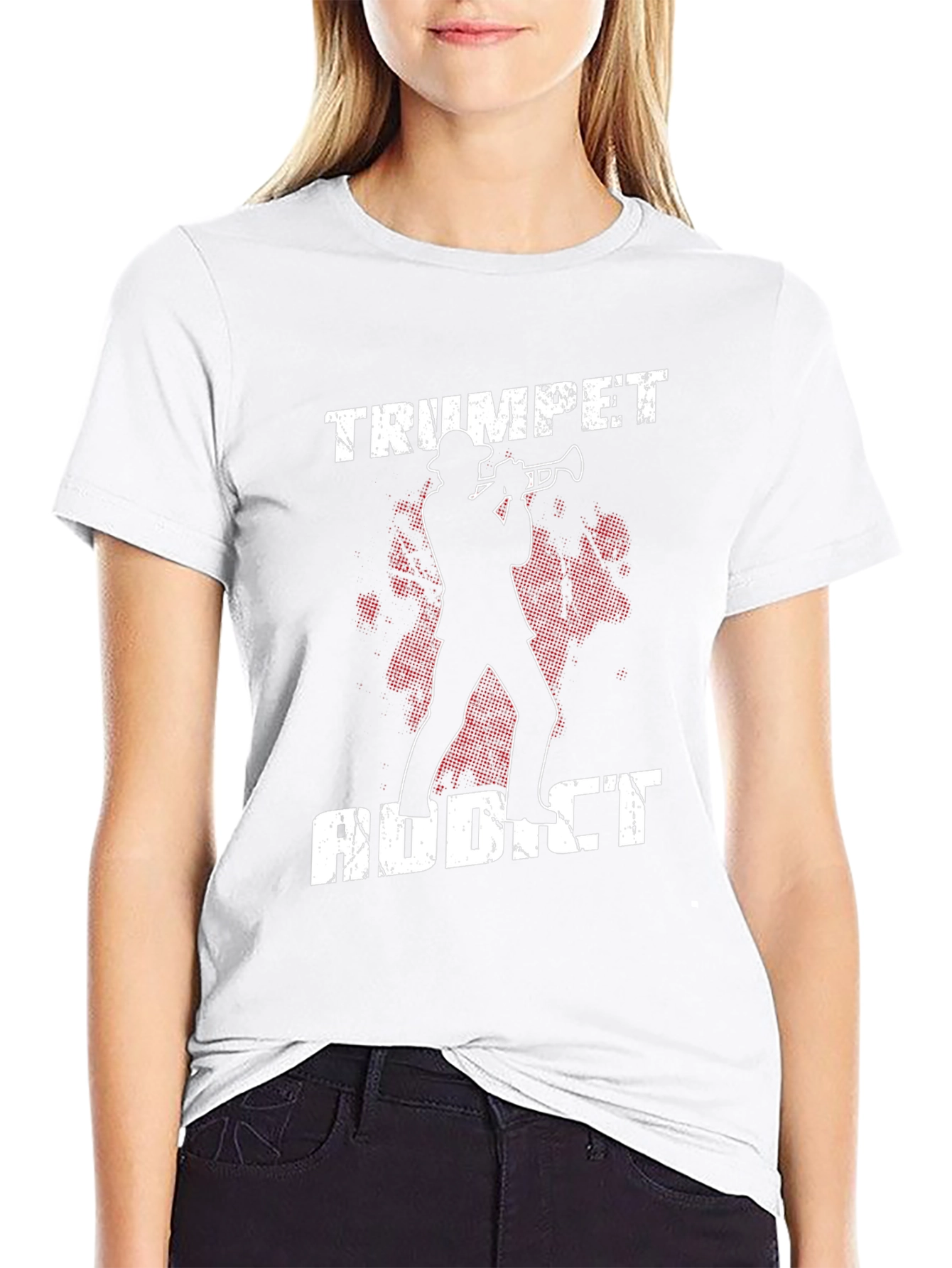 Trumpet Addict Graphic T-Shirt Musician Tee