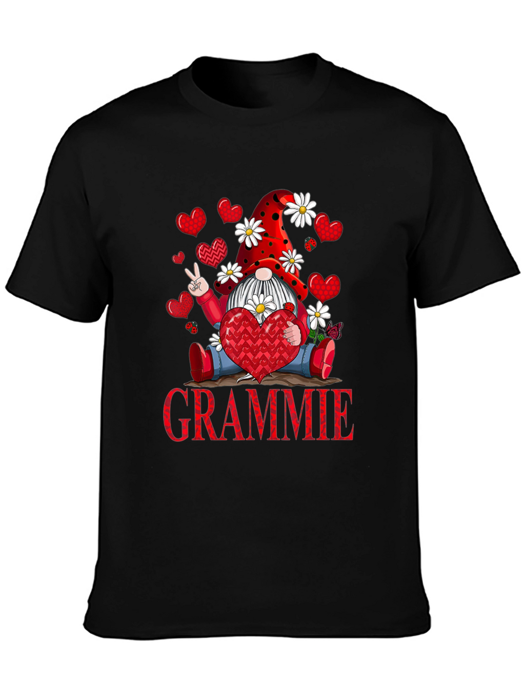 Grammie Valentines Day Gnome T-Shirt