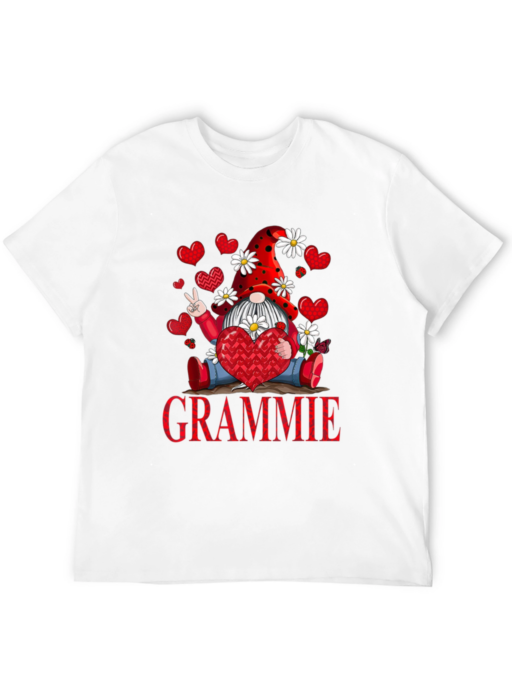 Grammie Valentines Day Gnome T-Shirt