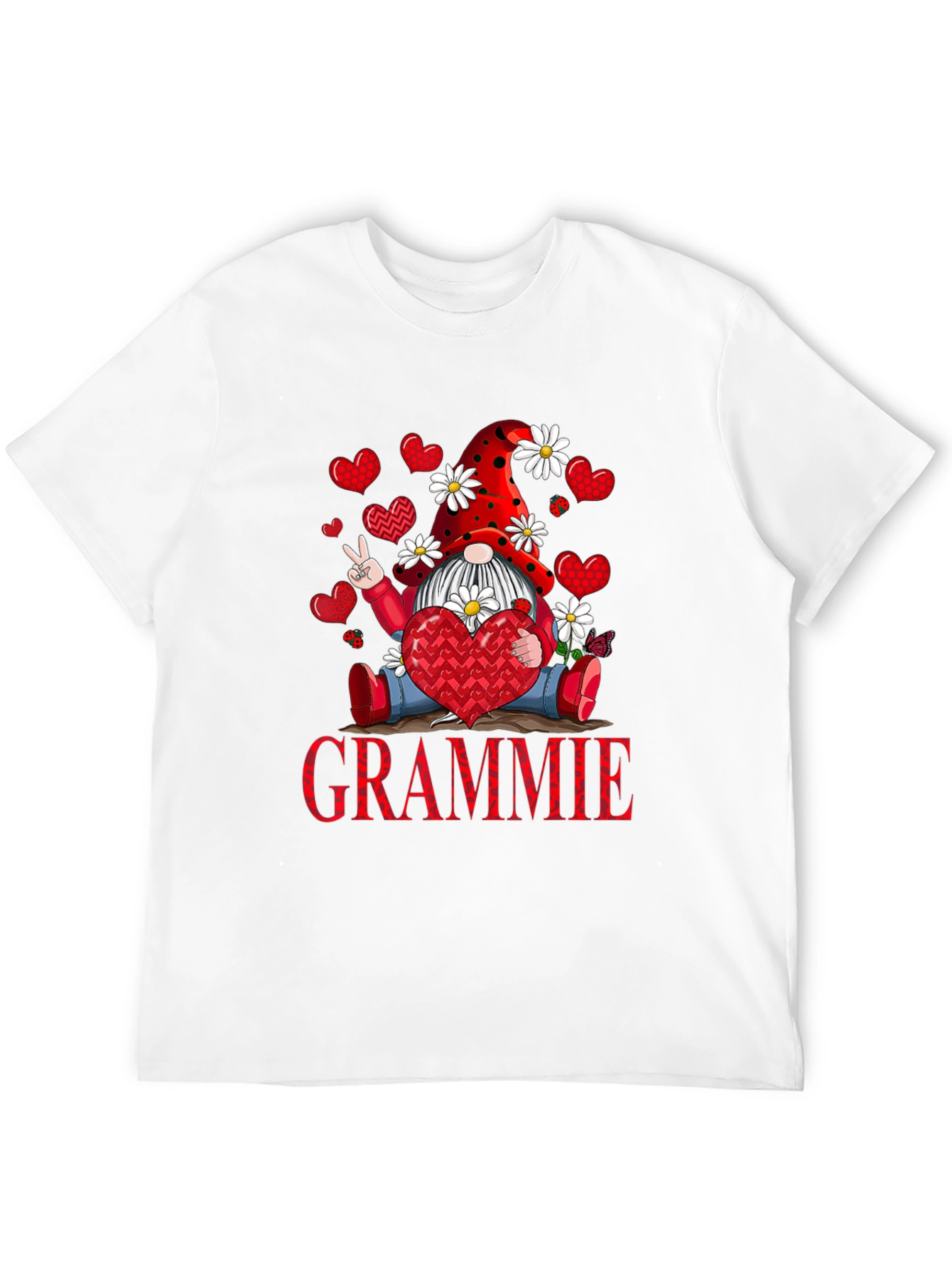 Grammie Valentines Day Gnome T-Shirt