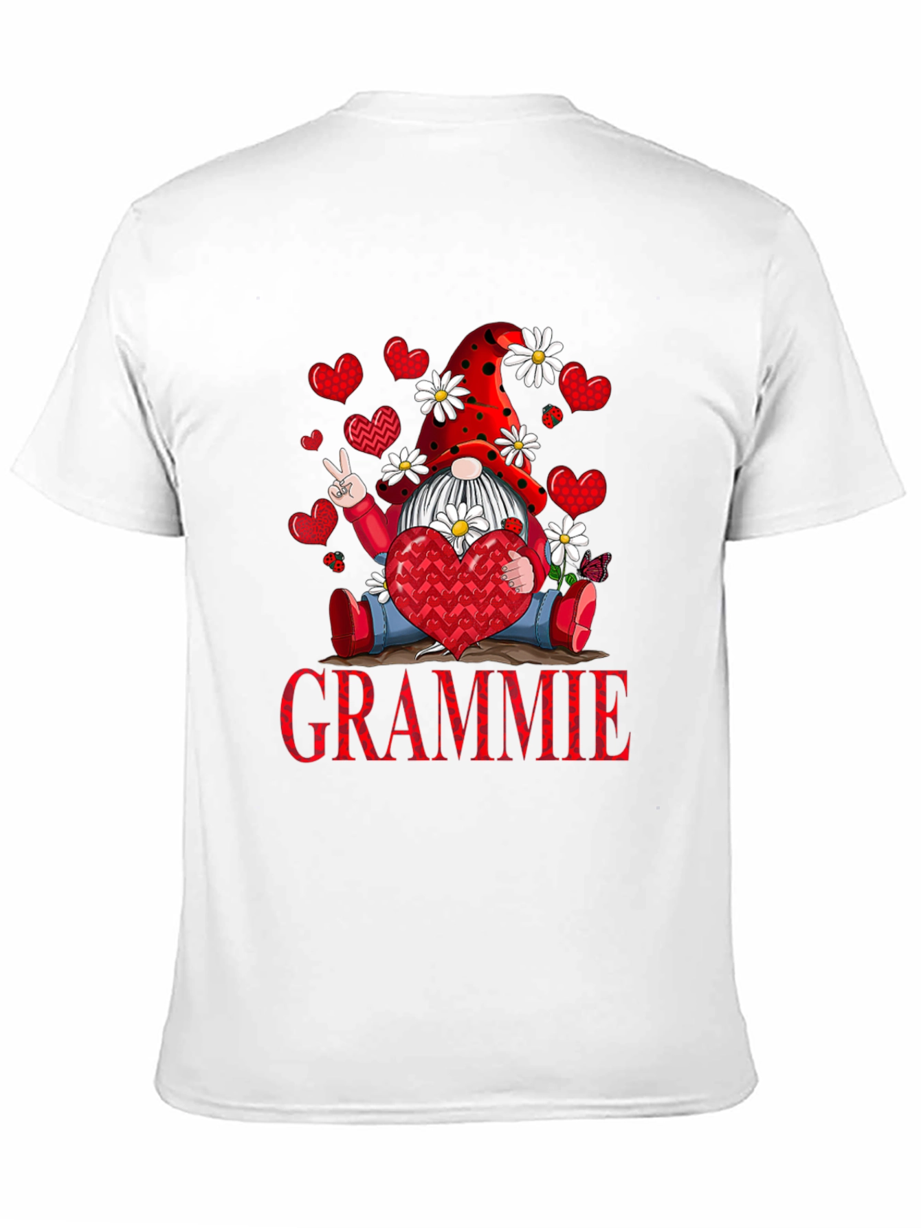 Grammie Valentines Day Gnome T-Shirt