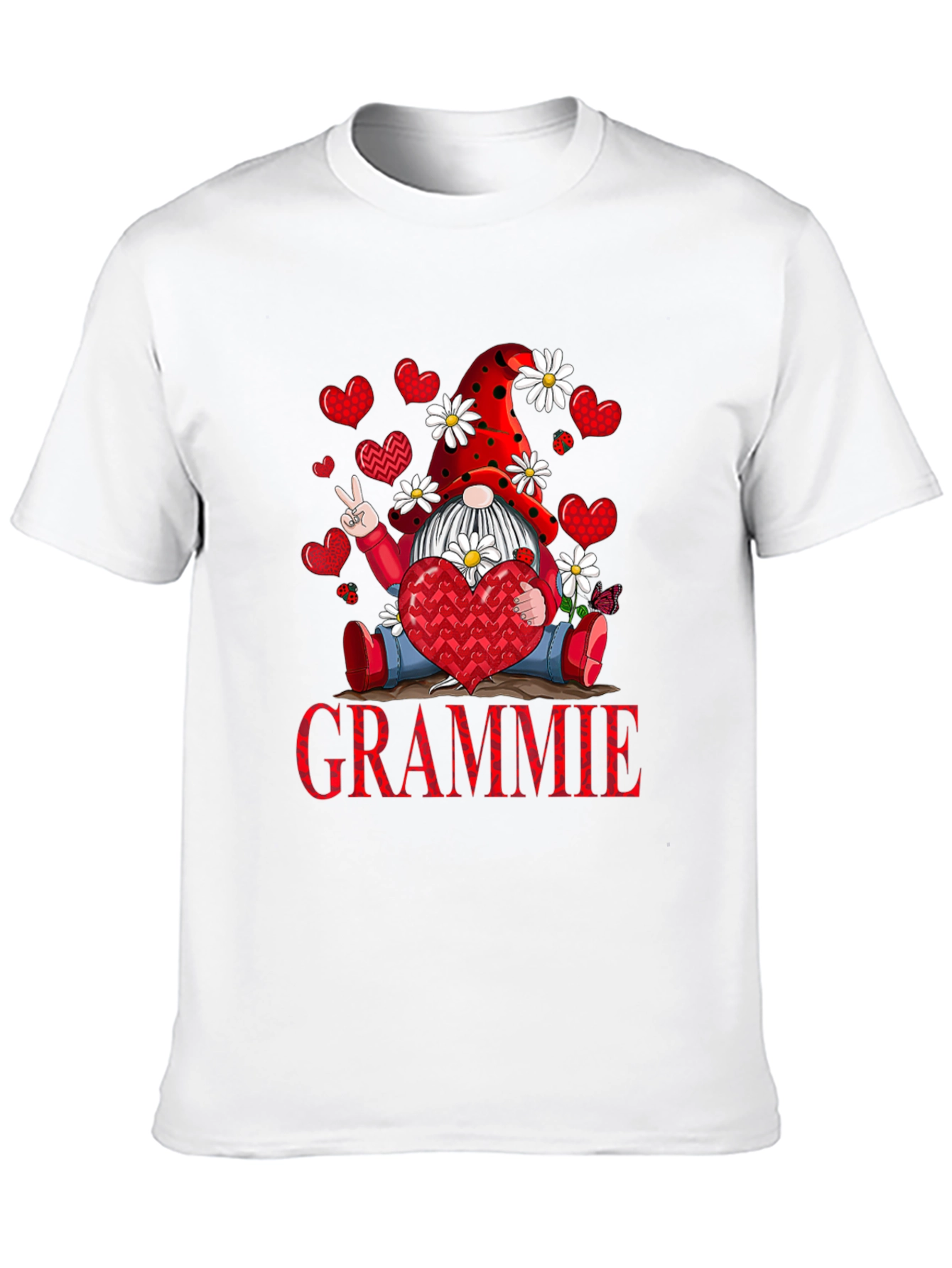 Grammie Valentines Day Gnome T-Shirt