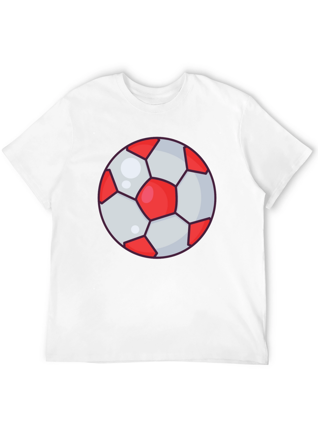 Soccer Ball Graphic Tee - Casual Style