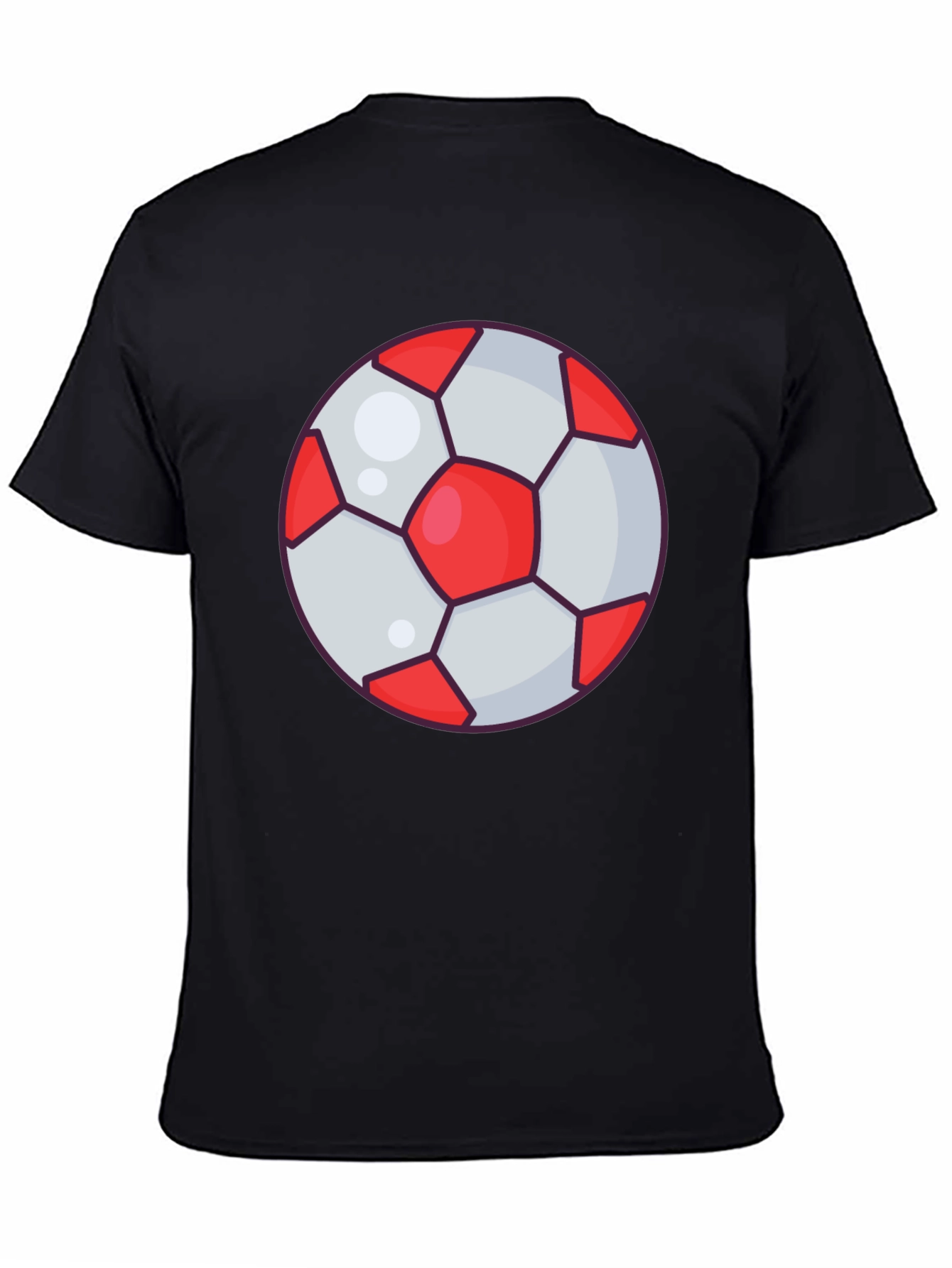 Soccer Ball Graphic Tee - Casual Style