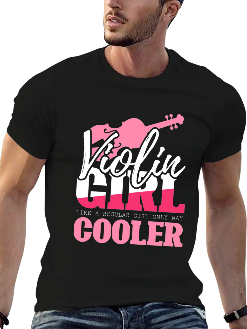 Violin Girl T-Shirt - Musicians Gift
