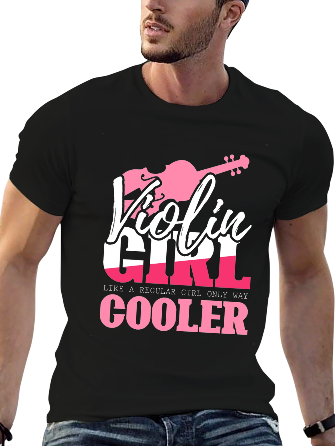 Violin Girl T-Shirt - Musicians Gift