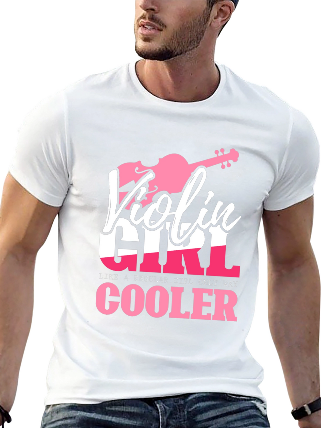 Violin Girl T-Shirt - Musicians Gift